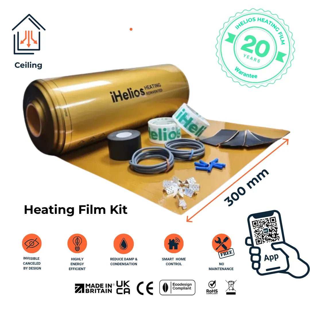 Infrared Ceiling Electric Heating Kit 300mm - iHelios