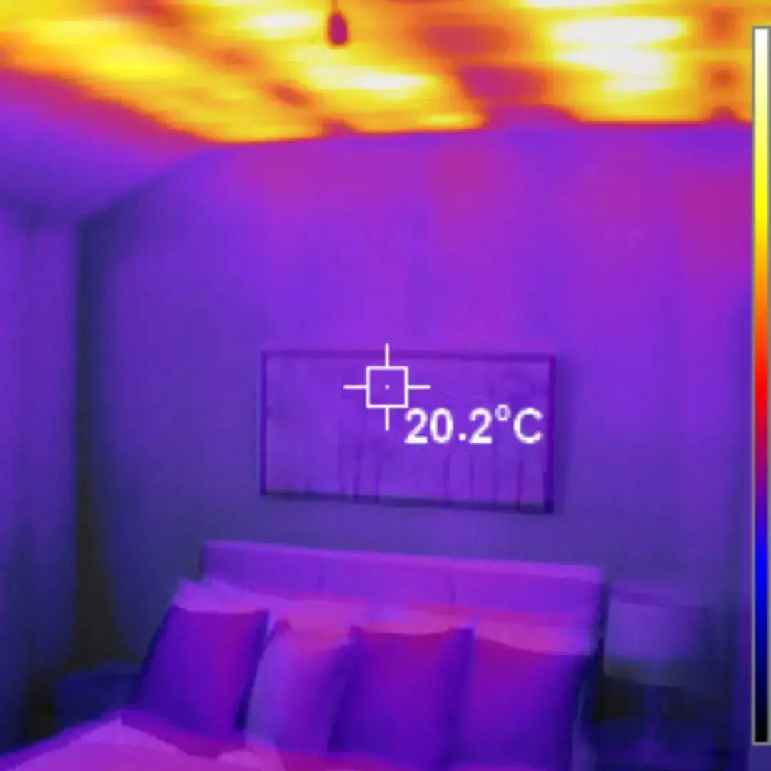 IR Heating Camera view